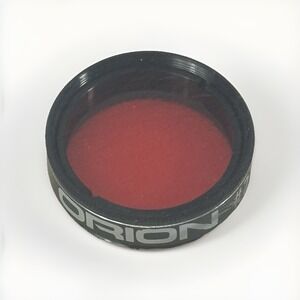 Orion #23 Orange 1.25" Telescope Filter – Planetary Contrast – With Case